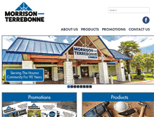 Tablet Screenshot of morrisonterrebonne.com